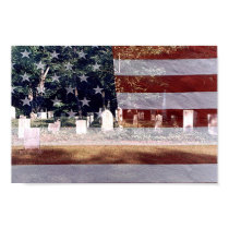 Flag and Cemetary posters