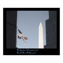 Flag and Monument posters