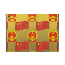 Flag and National Emblem of China iPad Mini Covers