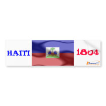 flag, anmwey, HAITI, 1804 Bumper Sticker