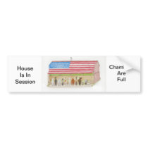 Flag Barn Bumper Sticker
