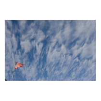 Flag beneath clouds posters by brian_nolan Flag beneath clouds posters