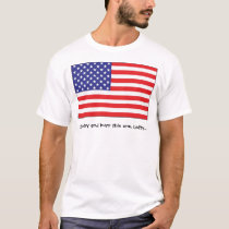 Flag burner t-shirts