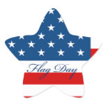 Flag Day Star Star Sticker