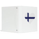 Flag finland heart binders