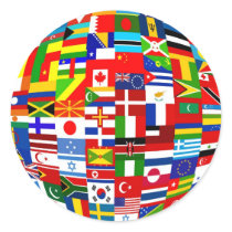 Flag Globe stickers by prawny Flag Globe stickers