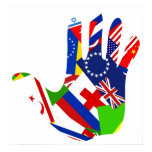 Flag Hand Poster