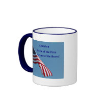 Flag, Home of the Free! Coffee Mugs