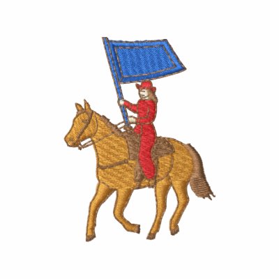 California+flag+horse