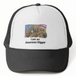 Flag I am an American Digger Mesh Hats