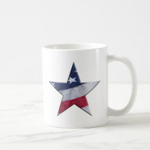 Flag in star mug