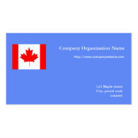 Flag international business business cards