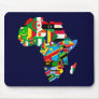 Flag Map of Africa Flags - African Culture Gift Mouse Pads
