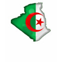 Flag Map of Algeria for Algerians worldwide t-shirts