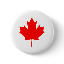 Flag maple leaf pins