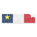 Flag_of_Acadia dots bumper sticker bumper stickers by sinisterplanner Flag_of_Acadia dots bumper sticker bumper stickers