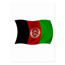Flag of Afghanistan postcards