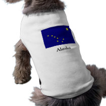 Flag of Alaska Doggie T Shirt
