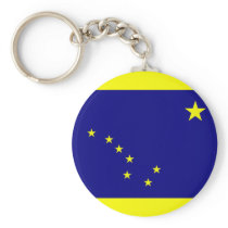 Flag of Alaska Key Chain