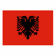 Flag of Albania Acrylic Cut Out