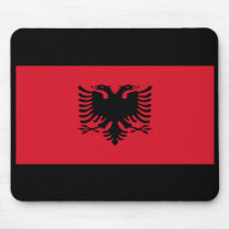 Flag of Albania Mouse Mat