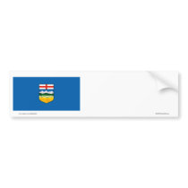 Flag of Alberta, Canada bumper stickers by Vexillophile Flag of Alberta, Canada bumper stickers