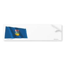 Flag of Alberta, Canada bumper stickers by Vexillophile Flag of Alberta, Canada bumper stickers