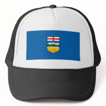 Flag of Alberta, Canada hats