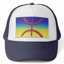 Flag of Amazigh and Kabyle hats