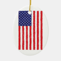 flag of america ornaments