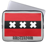 Flag of Amsterdam Computer Sleeve