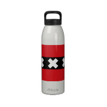 Flag of Amsterdam Drinking Bottles