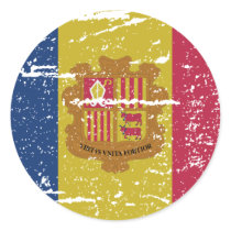 FLAG OF ANDORA STICKERS