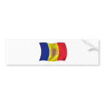 Flag of Andorra Bumper Stickers