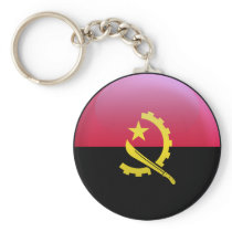 Flag of Angola Keychain