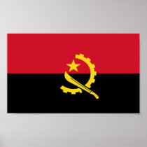 Flag of Angola Poster