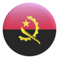 Flag of Angola Stickers