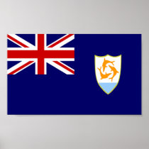 Flag of Anguilla Posters