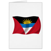 Flag of Antigua and Barbuda Greeting Card