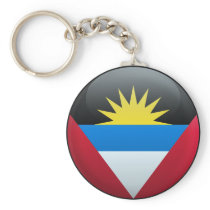 Flag of Antigua and Barbuda Keychains