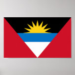 Flag of Antigua and Barbuda Poster
