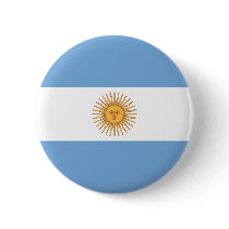 Flag of Argentina Pinback Button