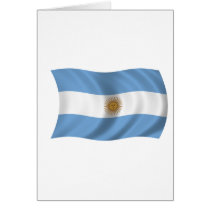 Flag of Argentina Greeting Cards