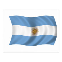 Flag of Argentina Postcards
