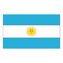 Flag of Argentina Rectangle Stickers
