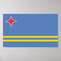 Flag of Aruba Posters