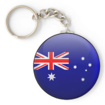 Flag of Australia Key Chain