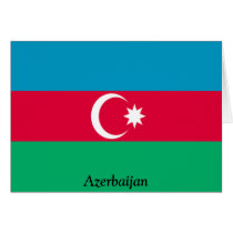 Flag of Azerbaijan Card