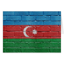 Flag of Azerbaijan Greeting Card