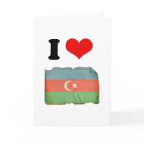 Flag of Azerbaijan Greeting Cards
